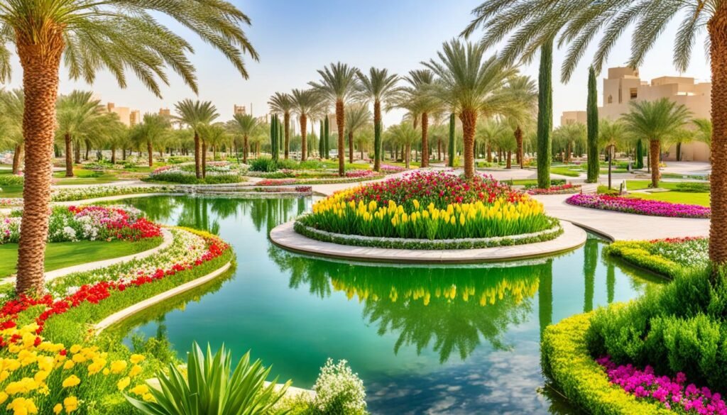 تنسيق حدائق الكويت خضراء البساتين