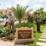 تنسيق حدائق في منطقة الروضة