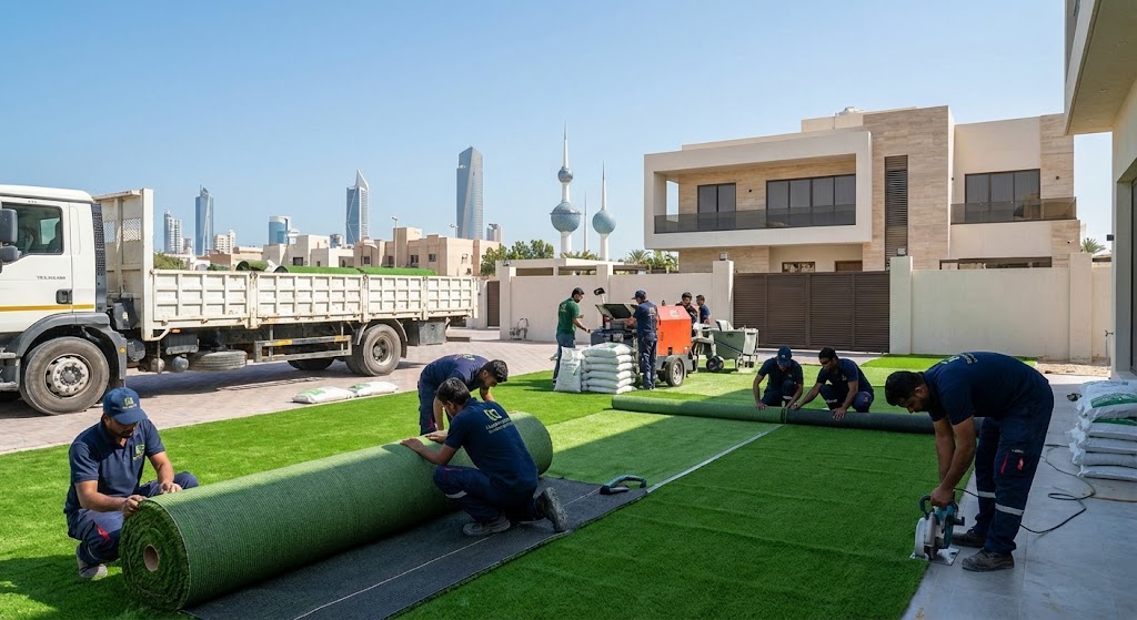 تنسيق حدائق الفروانية الكويت