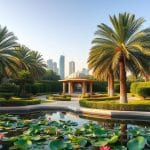 تنسيق حدائق فلل وقصور في الكويت: فخامة ورقي