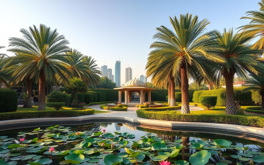 تنسيق حدائق فلل وقصور في الكويت: فخامة ورقي