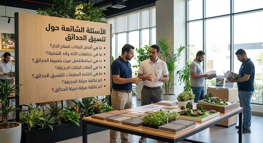 تنسيق حدائق الاسئلة الشائعة