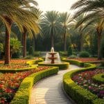 أحدث ديكورات تنسيق حدائق الكويت لعام 2026