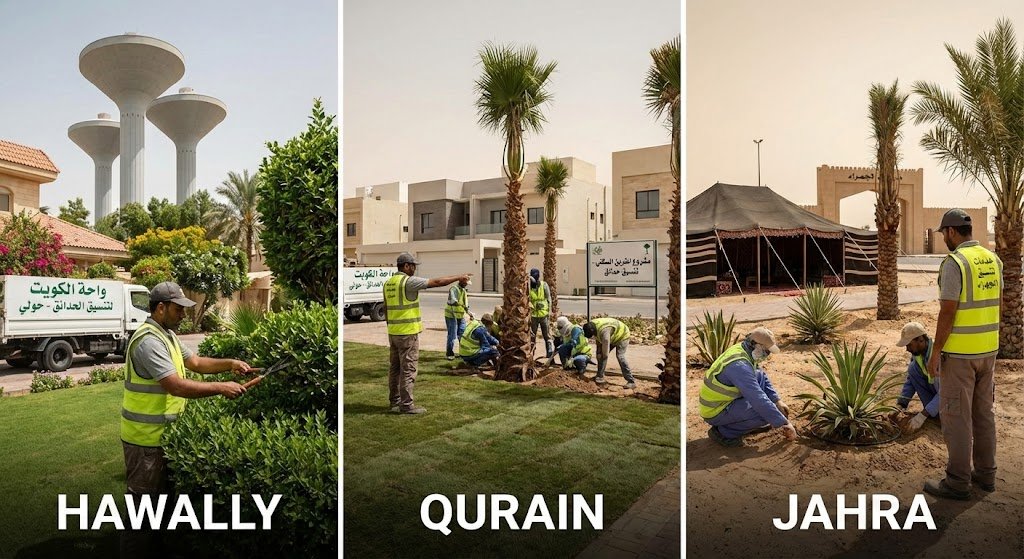 افضل منسق حدائق في الكويت حولي والقرين والجهراء