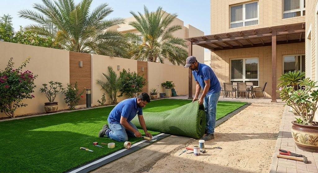 تركيب عشب صناعي في الكويت بأفضل الأسعار